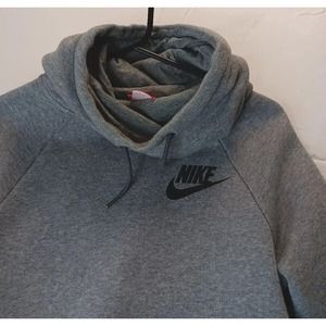 Nike Sportswear Club FleeceWomen's Funnel-Neck Turtleneck Hoodie Small RN56323